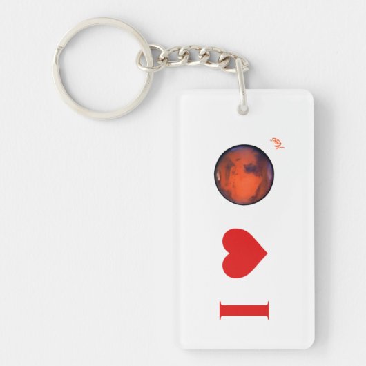 I Heart Mars Sleutelhanger (Voorkant)