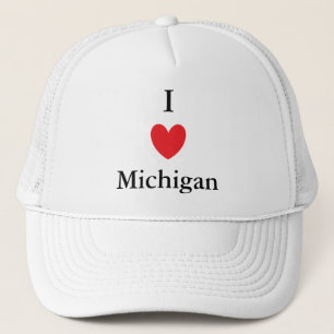 I Heart Michigan Trucker Pet