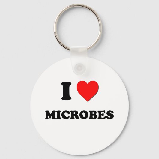 I Heart Microbes Sleutelhanger (Voorkant)