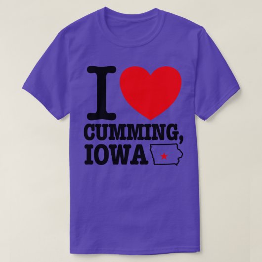 I Heart Ming, Iowa T-shirt (Design voorkant)