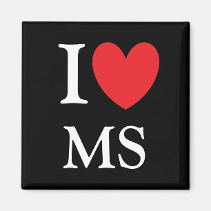 I Heart Mississippi Magnet Magneet