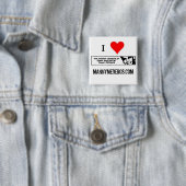 I HEART MM.COM-BUTTON VIERKANTE BUTTON 5,1 CM (In situ)
