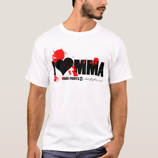 I Heart MMA T-shirt (Voorkant)