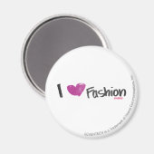 I Heart Mode Aqua Magneet (Voorkant / Achterkant)