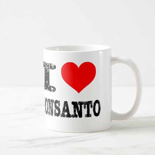 I Heart Monsanto Koffiemok (Rechts)