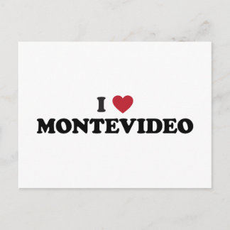 I Heart Montevideo Uruguay Briefkaart