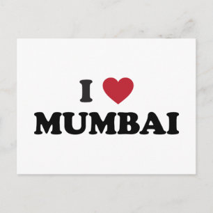 I Heart Mumbai India Briefkaart