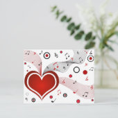 I heart music - Carte postale (Debout devant)