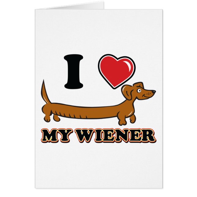 I-HEART-MY-WEINER (Voorkant)