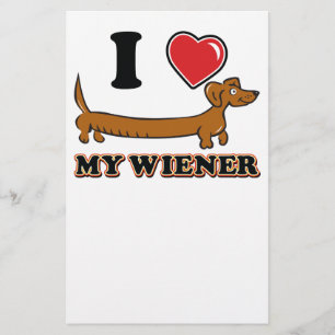 I-HEART-MY-WEINER BRIEFPAPIER