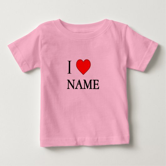 I heart name (customisable) (Voorkant)