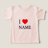 I heart name (customisable) (Design Recto)