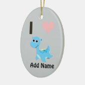 I Heart Nessie Keramisch Ornament (Links)