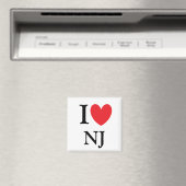 I Heart New Jersey Magnet (In Situ (Lave-vaisselle))