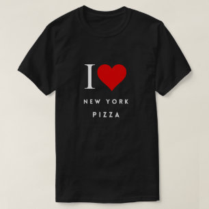 I Heart New York Pizza blk Mannen T-shirt