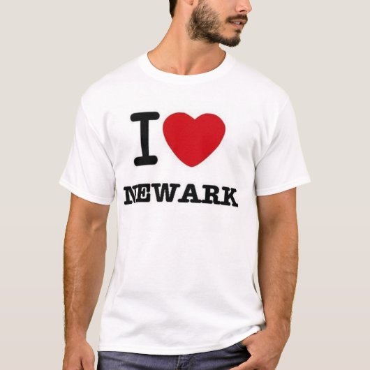 I Heart Newark T-shirt (Voorkant)