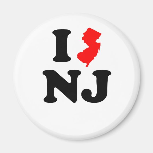 I Heart NJ Magneet (Voorkant)