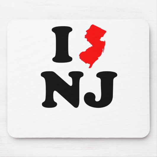 I Heart NJ Muismat (Voorkant)