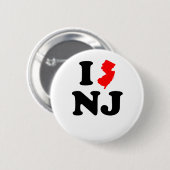 I Heart NJ Ronde Button 5,7 Cm (Voorkant /achterkant)