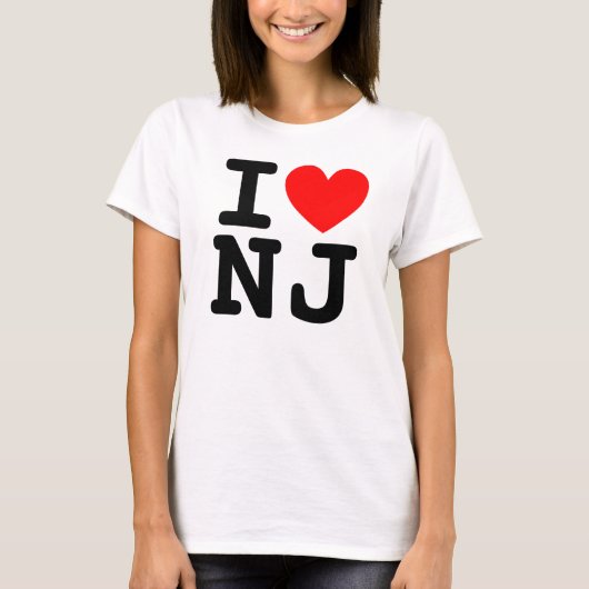 I Heart NJ Shirt (Voorkant)