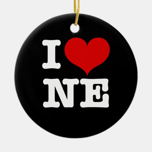 I Heart Noordoost Ornament (Voorkant)