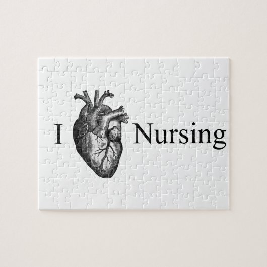 I Heart Nursing Legpuzzel (Horizontaal)