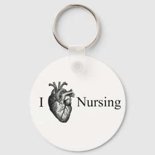 I Heart Nursing Sleutelhanger