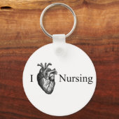 I Heart Nursing Sleutelhanger (Voorkant)