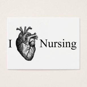 I Heart Nursing Visitekaartjes
