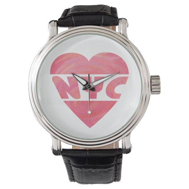 I Heart NYC Horloge (Voorkant)