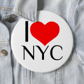 I HEART NYC RONDE BUTTON 6,0 CM (In situ)
