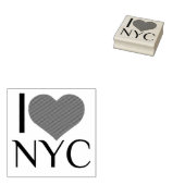 I HEART NYC 	RUBBERSTEMPEL (Gestempeld)