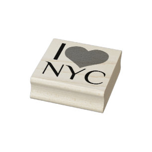 I HEART NYC 	RUBBERSTEMPEL