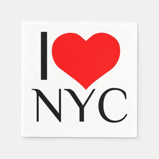 I HEART NYC SERVET (Voorkant)