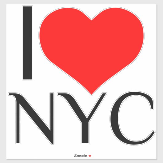 I HEART NYC STICKER (Vel)