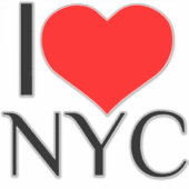 I HEART NYC STICKER (Voorkant)