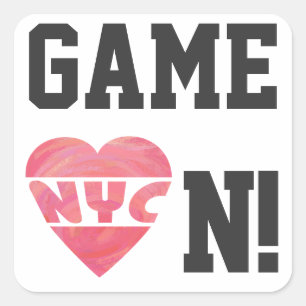 I Heart NYC Vierkante Sticker