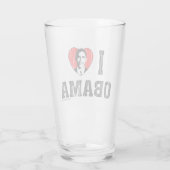 I Heart Obama Glas (Achterkant)