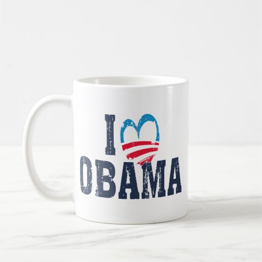 I Heart Obama Koffiemok (Links)