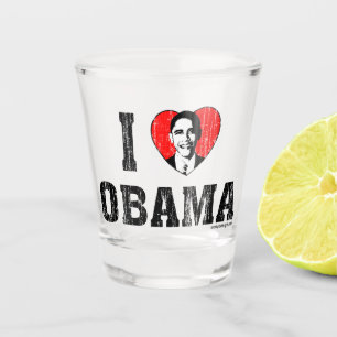 I Heart Obama Shot Glas