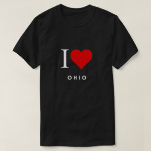 I Heart Ohio blk Mannen T-shirt