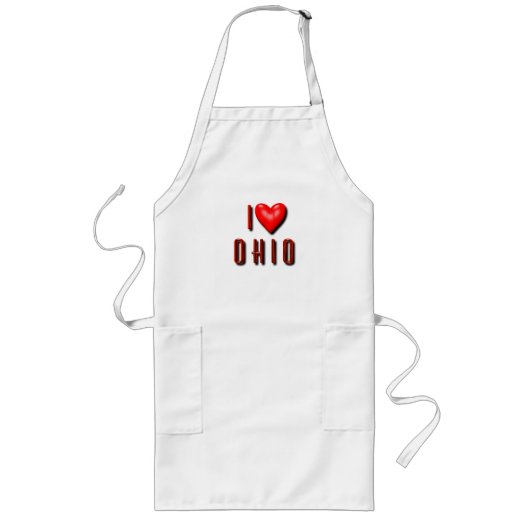I Heart Ohio Lang Schort (Voorkant)