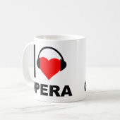 I Heart Opera Funny Mug (Devant gauche)