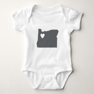 I Heart Oregon Grunge Kijk naar de staatsliefde Romper