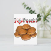 I Heart Paczki Pools voedsel Briefkaart (Staand voorkant)