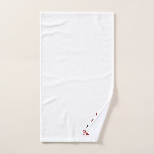 I Heart Panda Bears (Serviette à main)