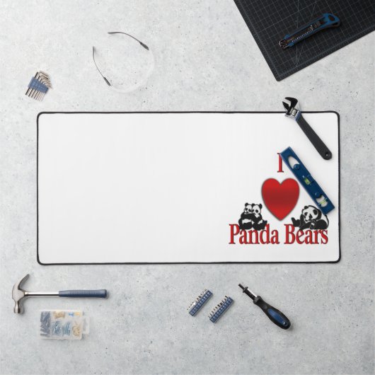 I Heart Panda Bears Fun (Poste de travail)