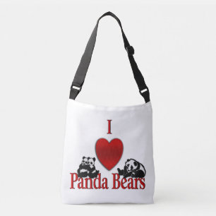 I Heart Panda Beren Fun Crossbody Tas