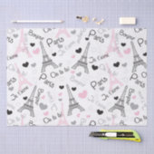 I Heart Paris Eiffel Tower Tissue Paper Tissuepapier (Craft)