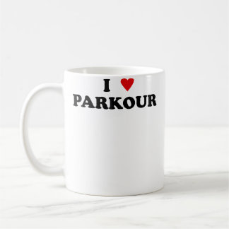 I Heart Parkour Beoefenaar Free Runner - Ik hou va Koffiemok